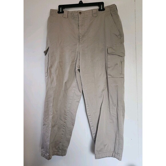 L.L. Bean Other - LL Bean Pants Mens 34x24‎ Khaki Quilted Lined Insulated Outdoor Casual Office